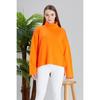 Водолазка Oversize Оранжевая трикотажная туника