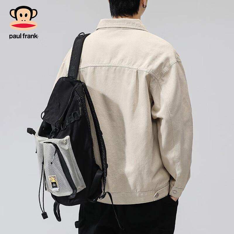 Paul Frank Men's Loose Fit Denim Workwear Jacket