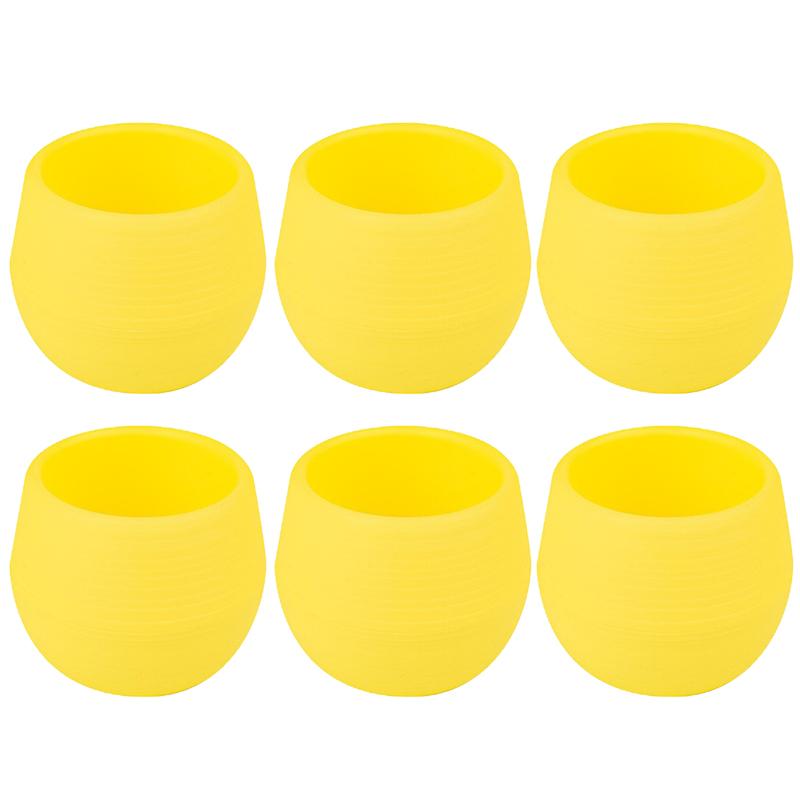 6PCS/Set Round Plastic Plant Pots Multicolor Mini Succulent Pot Flower Planters Desktop Ornament Suitable for Indoor Outdoor ZYF