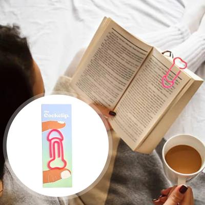 Канцелярские закладки, новинка, забавная скрепка для книг, практичная красочная скрепка, закладка для книголюбов, читателей