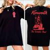 Футболка Kenworth Truck Графическая хлопковая футболка Унисекс Летняя с коротким рукавом Модная брендовая футболка Роскошный повседневный винтажный ретро топ
