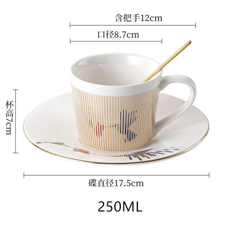 Новая динамическая зеркальная кружка-отражение 250~300 мл. Домашняя посуда для напитков. Креативная керамическая анаморфная чашка. Кофейный чайный сервиз. Интересный подарок.