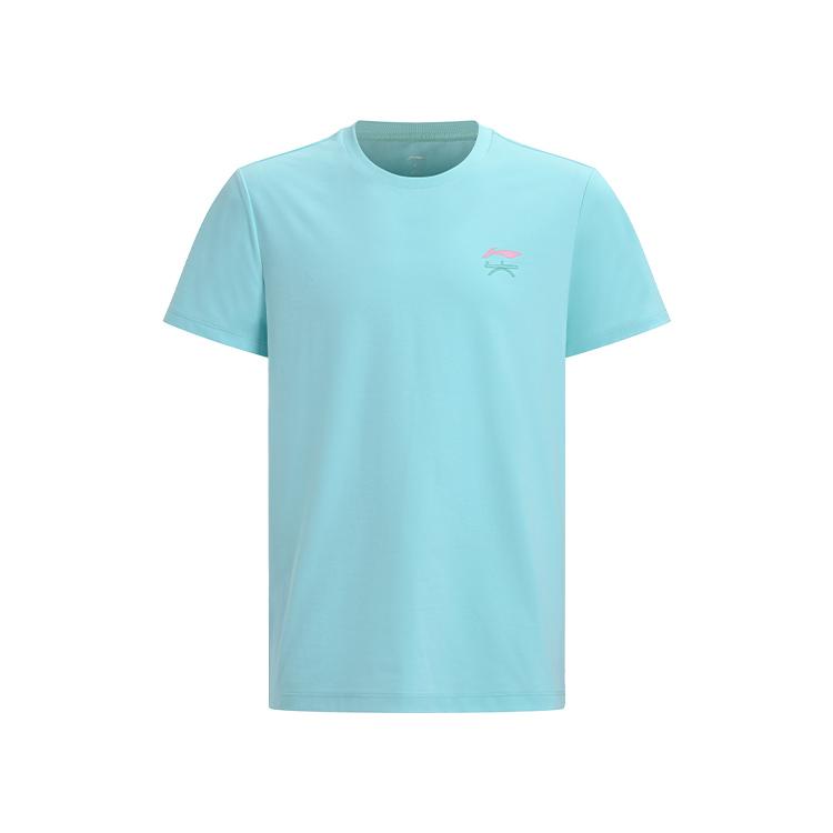 Li Ning Серия Элит по Настольному Теннису Сборная Команды Быстросохнущая Дышащая Легкая Круглый Вырез Короткий Рукав Футболка Унисекс Топы AHSW063-4