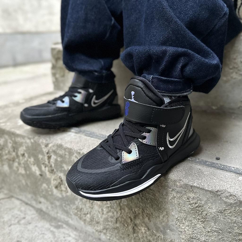 Nike Детские кроссовки Kyrie Infinity PS Black Metallic Silver Concord DD0332-005
