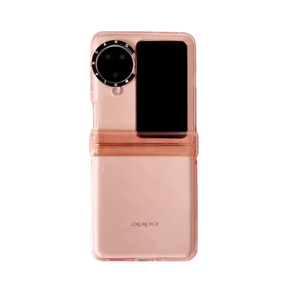 Креативный складной чехол для телефона OPPO N2-N3 Flip Hinge - прозрачный защитный чехол для мужчин и женщин