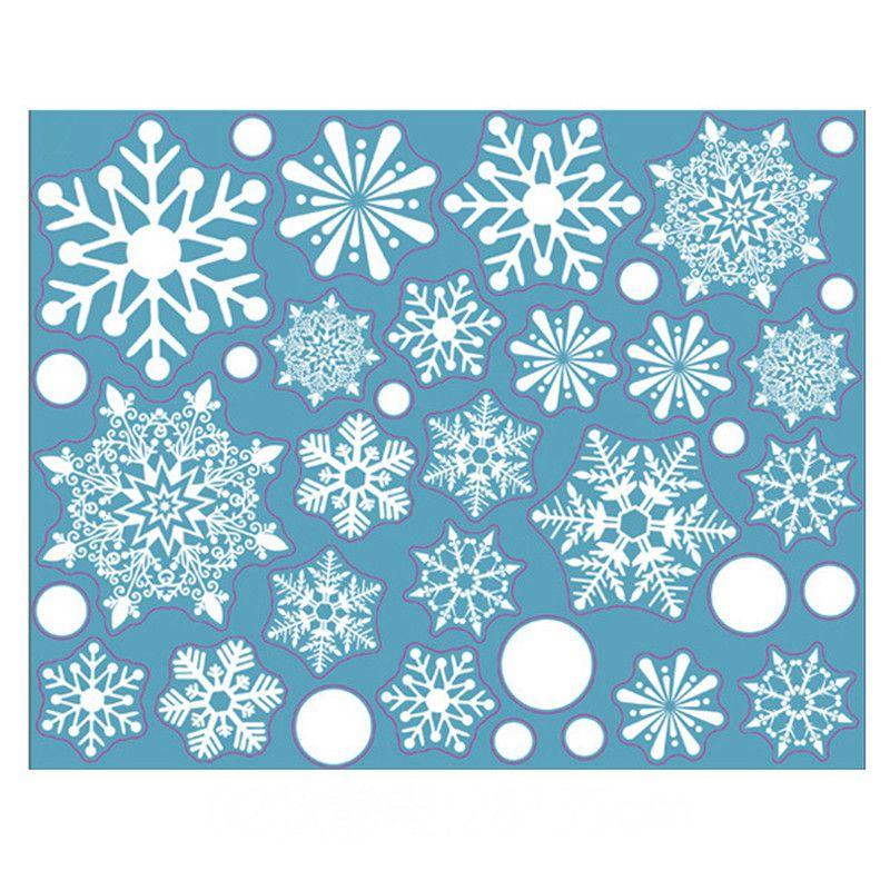 Красочные рождественские наклейки с изображением Санта-Клауса и оленей для праздничного оформления окон