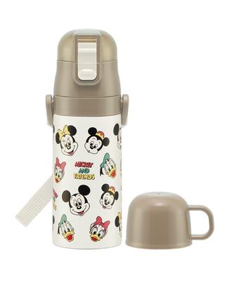 Skater Нержавеющая сталь Вода 420 мл или 350 мл Микки и друзья Готовка и термос для девочек и Дисней Маленький Водный спорт Вода Детская бутылка, 2-сторонняя