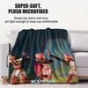 KPop Demon Hunters Printed Blanket Girls Boys Plush Throw Blanket Sofa Blankets Warm Birthday Gifts For Girls Huntrix Blankets