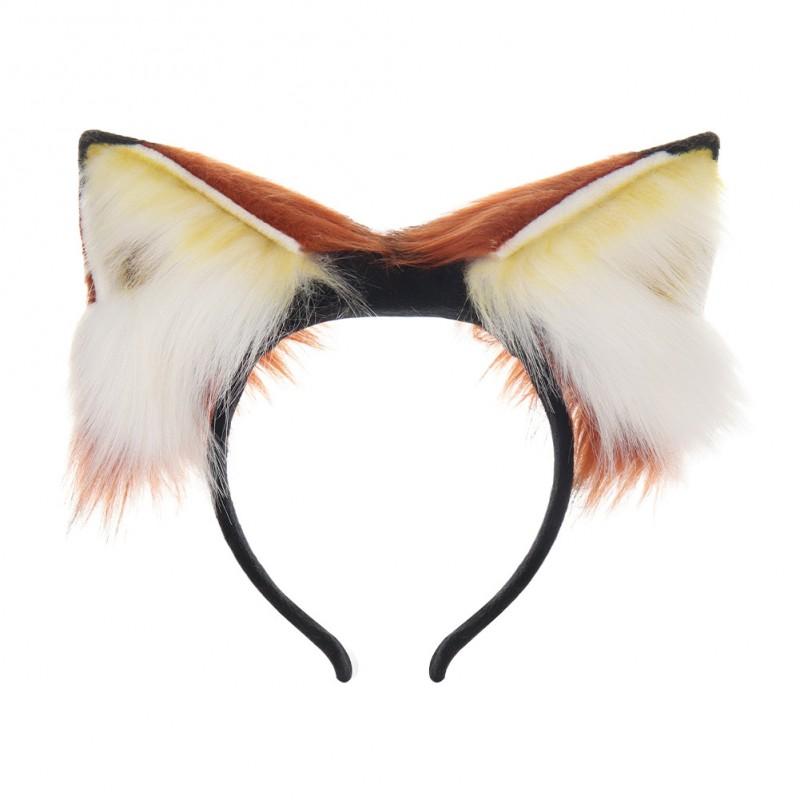 Animated Fox Ears Headband With Gravity Sensor Motor Zootopia Nick Cosplay Costume Adult Unisex Furry Ear Set Tail