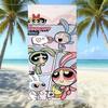 Cartoon Flying Little Policewoman Microfiber Beach Towel Quick-Drying Water-Absorbing Children'S Swimming Bath Towel Travel Portable Large Ruler