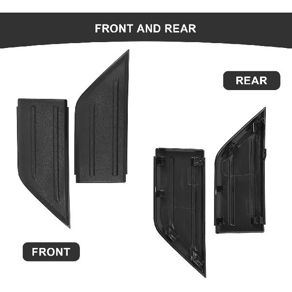 Compatible For Bumper Guard Pad Cap Erts End Cover    Ford F150 F-150 ML3Z-17E810-AA ML3Z-17E811-AA Left Driver & Right Passenger Side