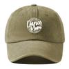 Outdoor Hat Dad Trucker Hat Curved Brim Peaked Cap Letter Print Outdoor Hiking Fishing Hat Soft Top Baseball Cap