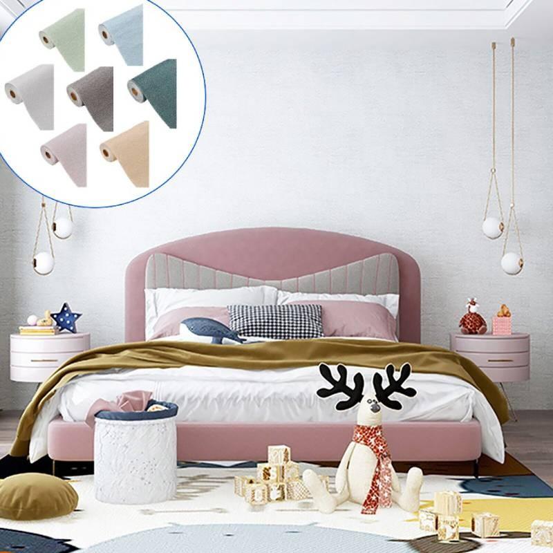 Премиальные 2,8-метровые самоклеящиеся обои для стен в элегантных однотонных цветах для современных домов