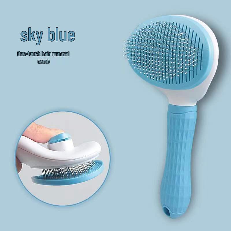 Pet Self-Cleaning Cat & Dog Massage Comb for Loose Hair Removal