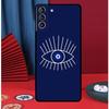 Синий Чехол-Брелок 'Сглаз' для Samsung Galaxy S24 Ultra S9 S10 S20 S21 S22 Plus S23 FE S25 Ultra Задняя Крышка
