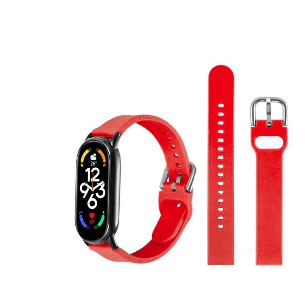 Часы-браслет Смарт-браслет Новый силиконовый ремешок для Mi Band 8