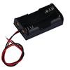 Box Holder For 2 X AA With Wire Leads Plastic Battery Storage Case