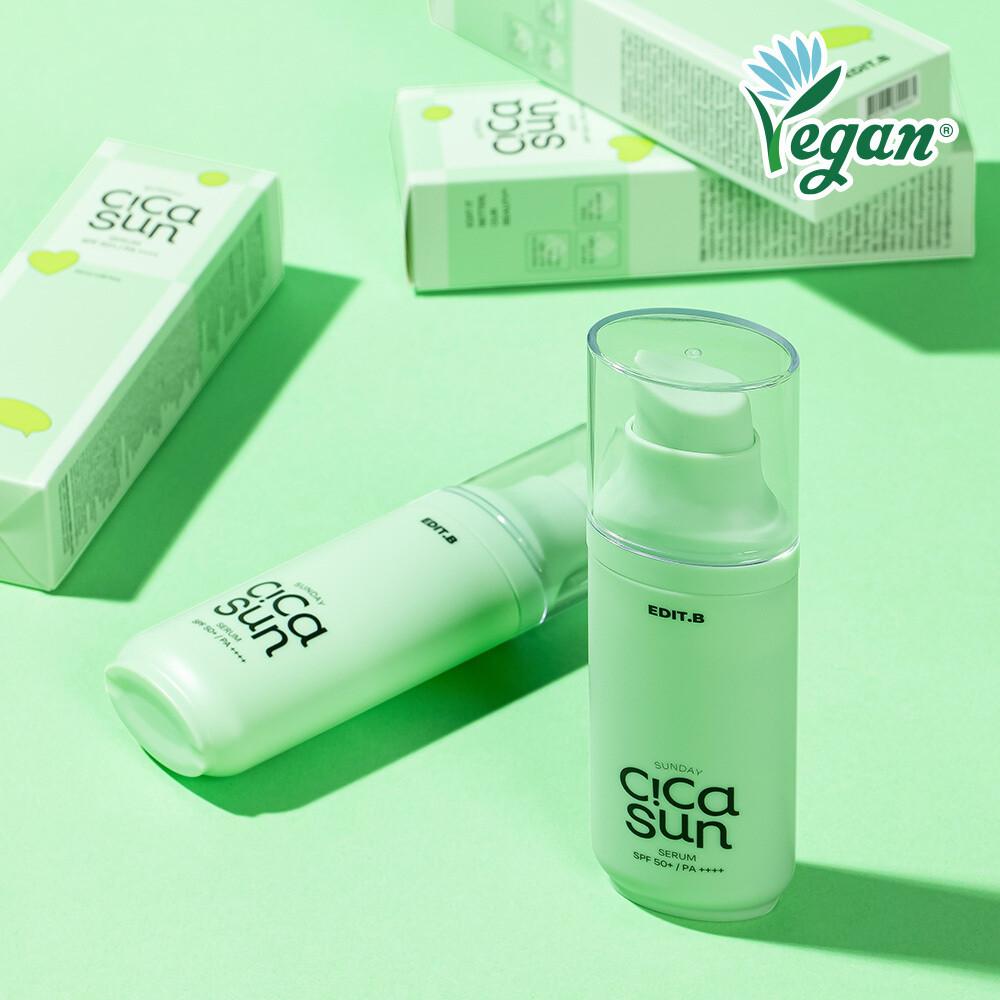 EDIT.B Солнцезащитная сыворотка Sunday Cica 55 мл SPF50+ PA++++