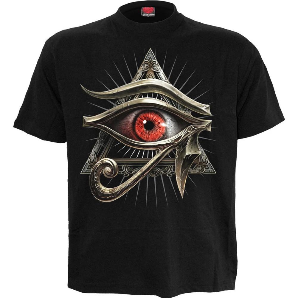 Spiral Direct Unisex Adult Evil Eye Back Print T-Shirt