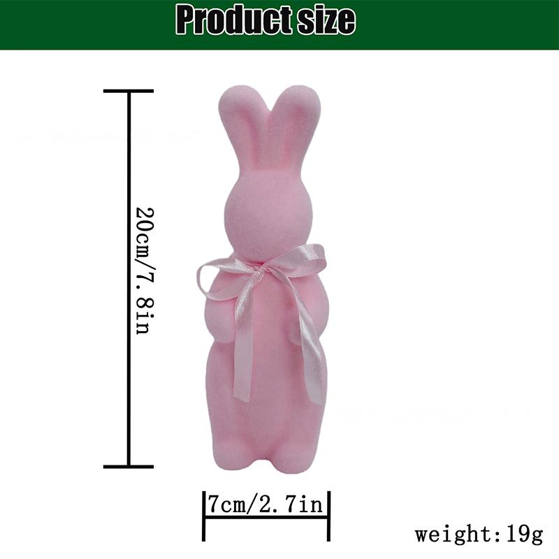 Easter Rabbits Ornament Honeycomb Paper Bunny Desktop Decor  Easter Festival Party Garden Yard Decorations Happy Easter Gift