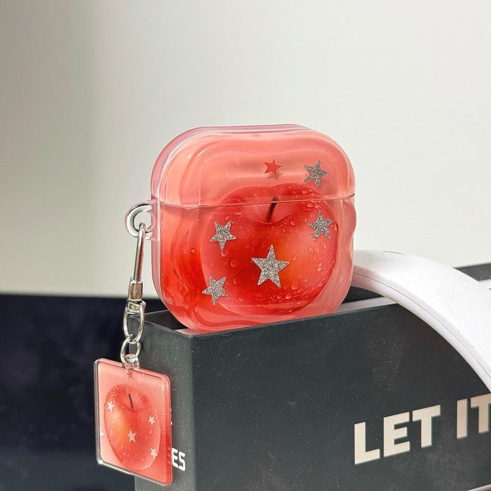 Блестящий чехол для наушников Apple в виде полной звезды для Apple AirPods 1 / 1-го поколения, милый кулон, Huawei BudsSE1/1