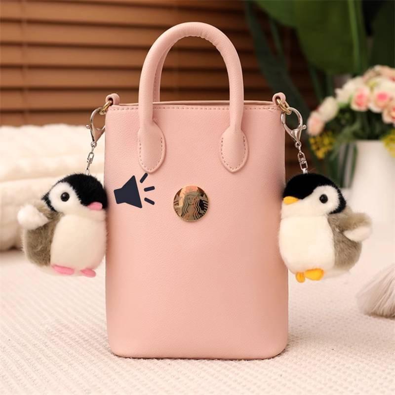 Toy Plush Penguin Keychain With Soft Pp Cotton Filling For Girls And Women