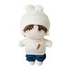 Toys for Idol Dolls Doll Pants Suit Dolls Cartoon Sweater Knitted Sweater Clothes 20cm Doll Clothes