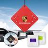 Suede Car Aromatherapy Pendant Lasting Freshness Air Freshener For Porsche Cayenne Panamera Macan Boxster Cayman 718 911 Sticker IJCDF1
