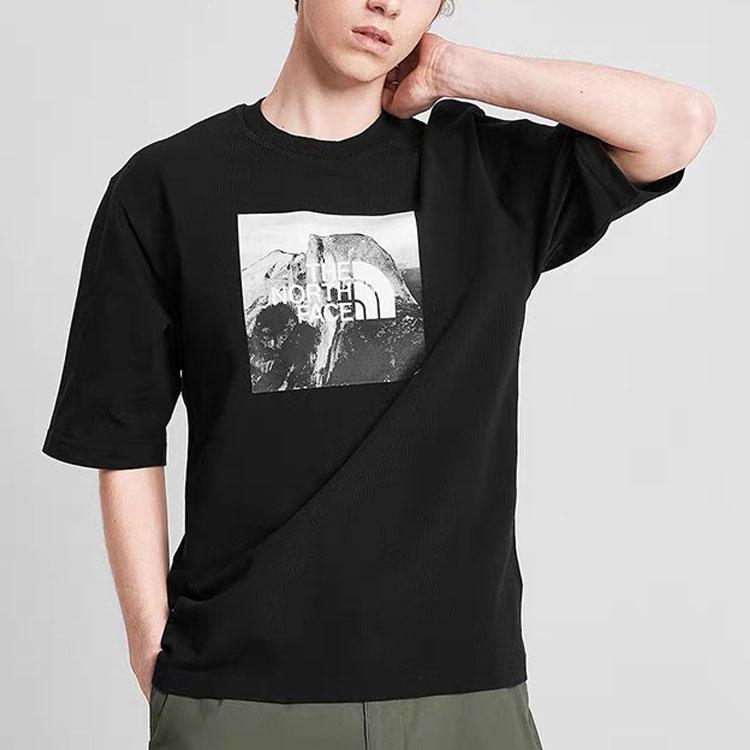 THE NORTH FACE T Shirts Unisex Crew Neck Thickened Straight Fit 499V-JK3