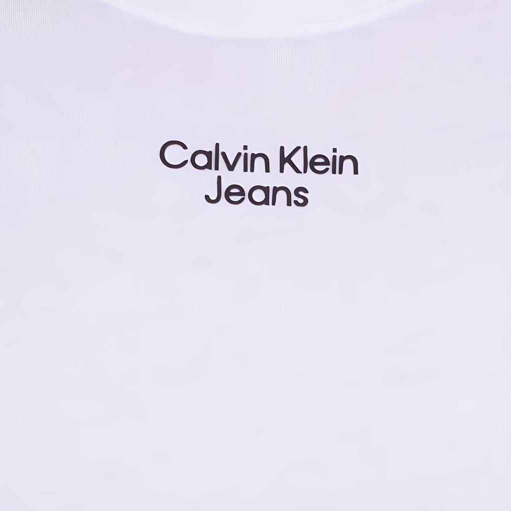 Calvin Klein Футболка American Casual с круглым вырезом и коротким рукавом, мужская, белая J30J320595YAF