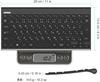 Arteck 2.4G Wireless Keyboard, Japanese Layout, Wireless Stainless Steel, Lightweight, Full-Size Keyboard for Computers, Desktops, PCs, Laptops,