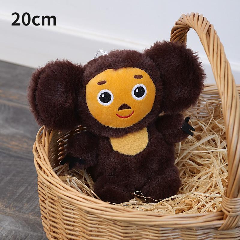 Плюшевая кукла Чебурашка Обезьяна Чебур Большая Ушастая Обезьяна Плюшевая кукла