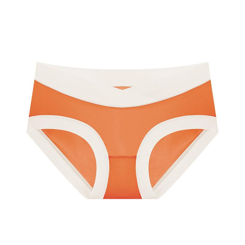 Женские трусы из ледяного шелка и хлопка с низкой талией, бесшовное нижнее белье для беременных большого размера