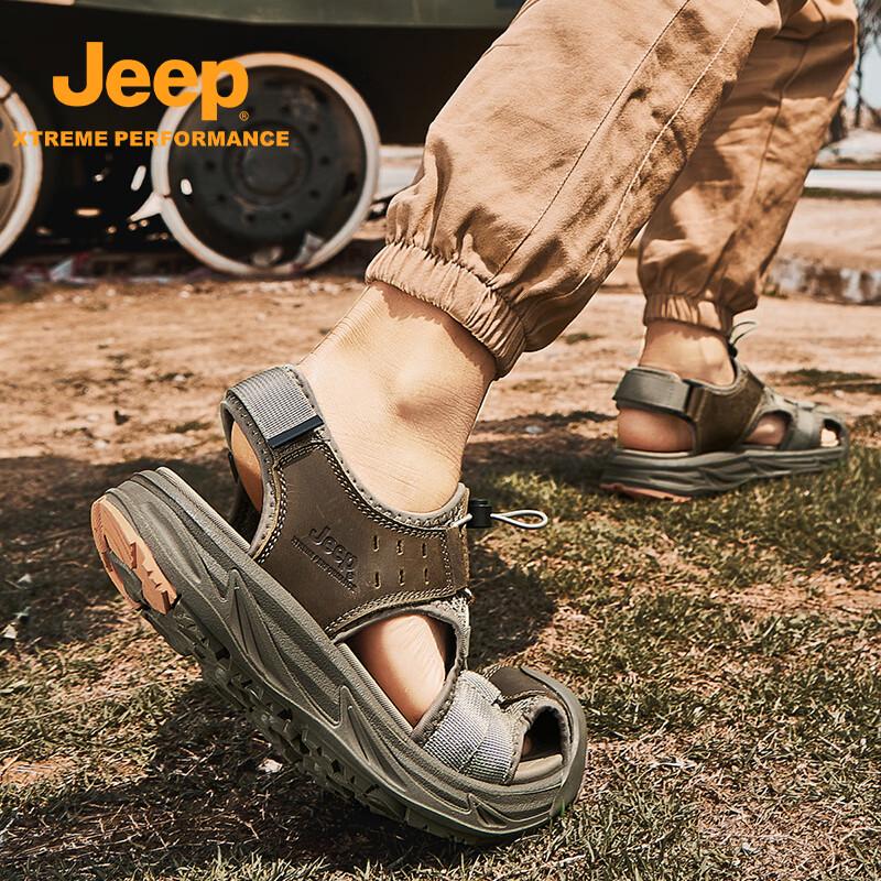 Jeep Мужские уличные водные сандалии