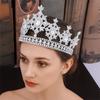 Элегантные винтажные тиары, сверкающие хрустальные стразы, корона для конкурса красоты, украшение для волос