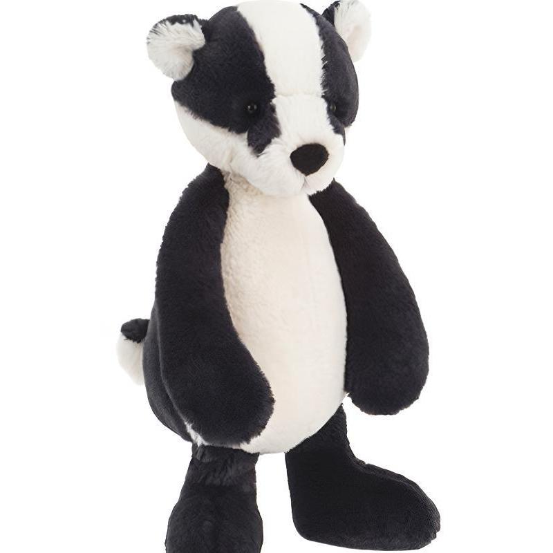 Jellycat Серия Лесные животные Застенчивый барсук Успокаивающая кукла Плюшевая кукла 31 см высотой