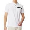 TaylorMade Lined S/S Polo Shirt, White, Size L, Men's, 2025SS UN632