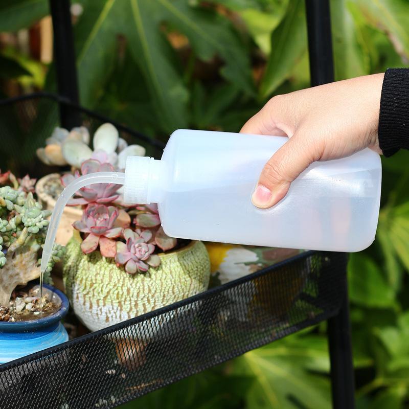 Кувшин для суккулентов с изогнутым носиком 250/500/1000 мл, инструмент для полива, артефакты, лабораторная бутыль-сжиматель для мытья, нераспыляемый тип