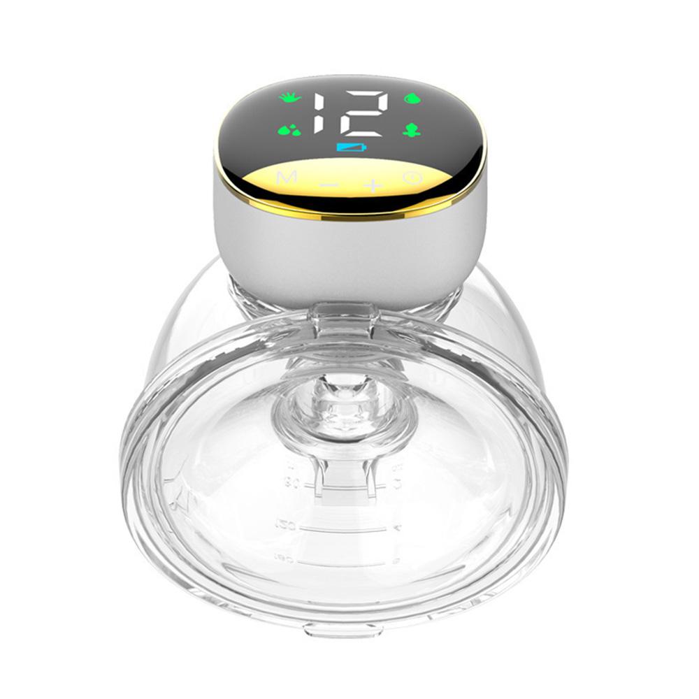 Wearable Breast Pump Portable Hands Free Electric Breast Pump for Breastfeeding LED Screen 4 Modes