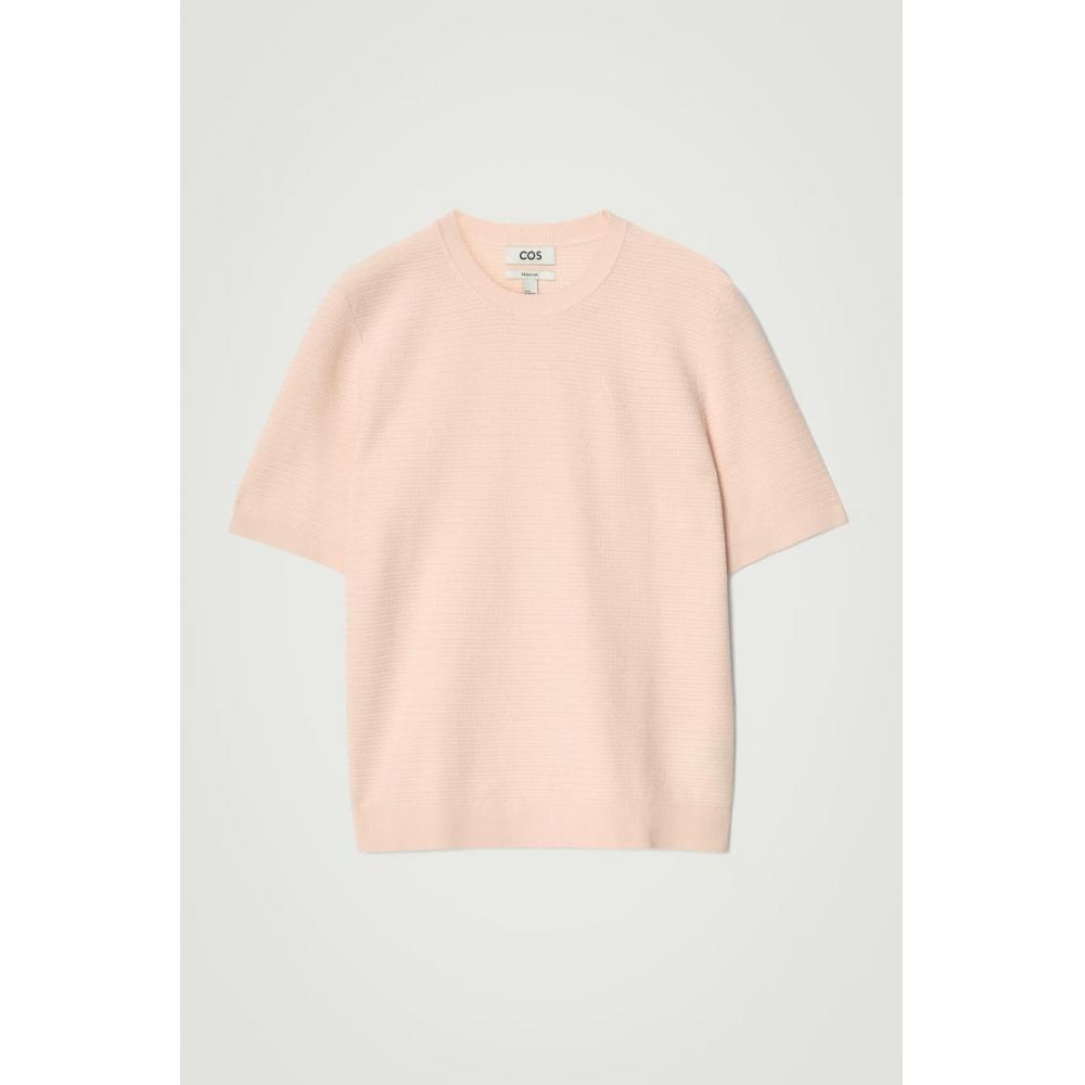 Cos Japan TexTured KniT CoTTon T shirT