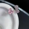 Cute Bow Heart Ear Bone Nail Delicate Earrings For Women Girls Light Luxury Exquisite Earrings Jewelry Accessories Gifts