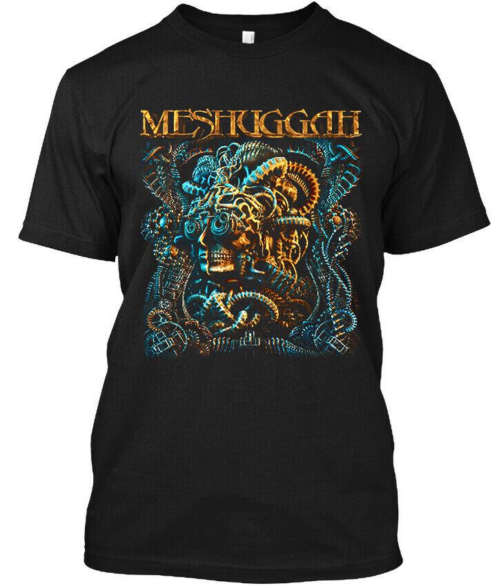 New Popular! Meshuggah Swedish Music Graphic Retro Art Logo T-Shirt Size S-5XL Unisex T-Shirt