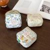 Threedimensional Small Square Cosmetic Bags Toiletry Lipstick Makeup Case Coin Purses Sanitary Napkins Oganzier Pouch Key Cases