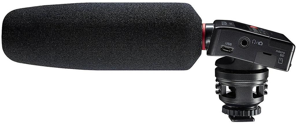TASCAM Linear PCM Recorder for Cameras with Shotgun Microphone Windscreen Included Youtube Vlog Interview Narration Recording DR-10SG On-Camera