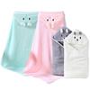 Baby Bath Towel Girl Boy Baby Towel Newborn with Hood Cartoon Coral Fleece Infant Towels Blanket Newborn Baby Bathrobe Infant