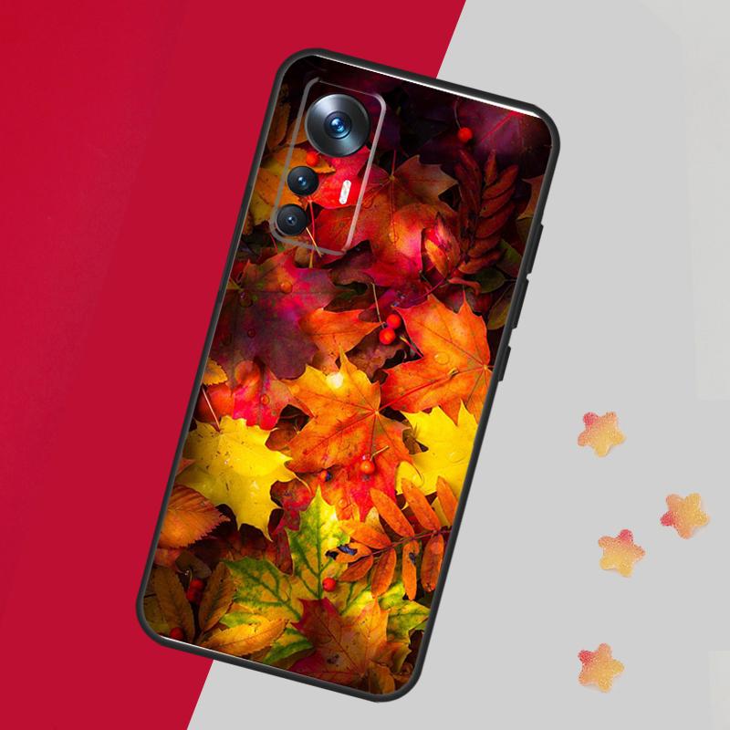 Colorful Leaves Case For Xiaomi 13T Pro 12T 11T 12 14 13 Lite 12X POCO F5 X3 X5 Pro X4 F4 M5 M5s F3 Cover