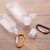 With Hook Transparent Plastic Spray bottle Refillable Bottle Cosmetic Container Hand soap Bottle