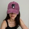 Хлопковая Бейсболка Snapback Регулируемая Хлопковая Бейсболка Кофейный Кот С принтом Бейсбольная Кепка для Мамы Бабушки Любителя Кошек