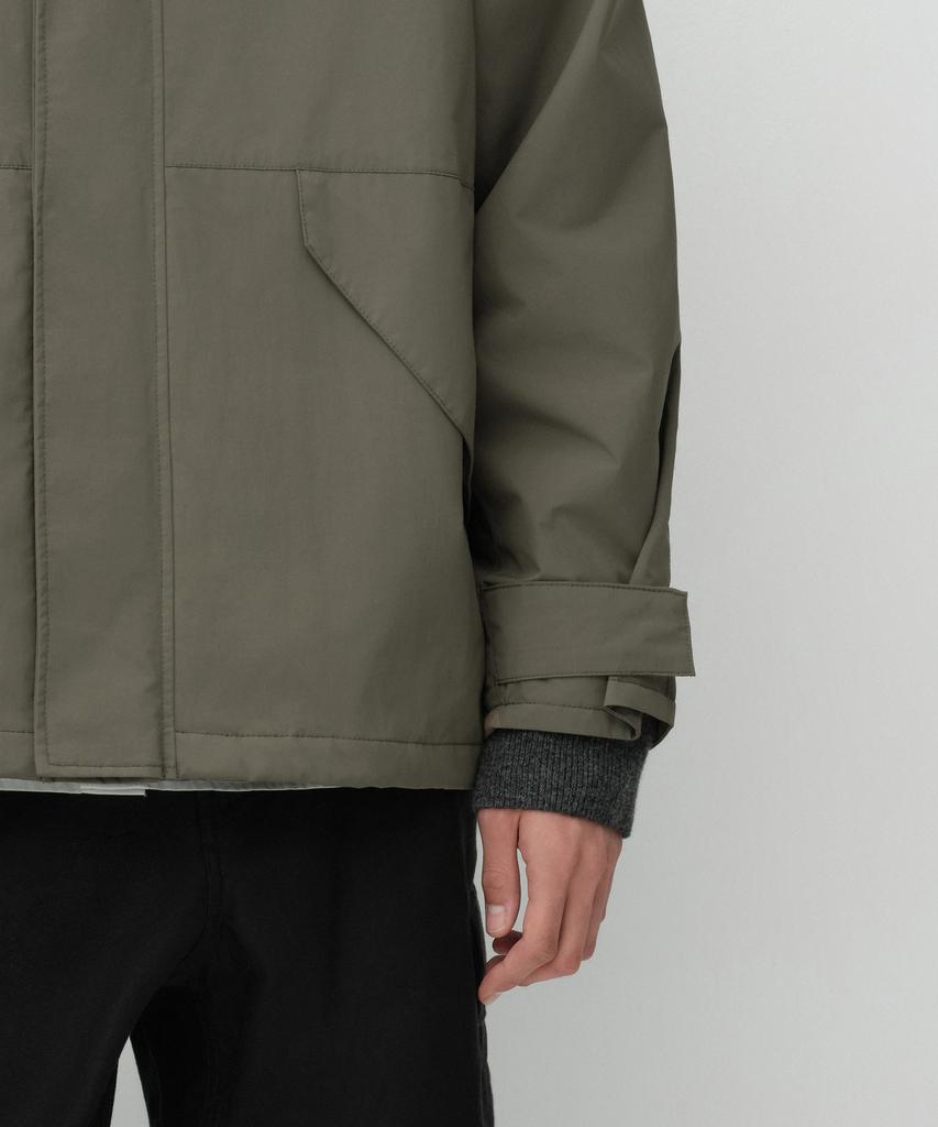 MUSINSA STANDARD Oversized Hooded Shell Parka [Olive]