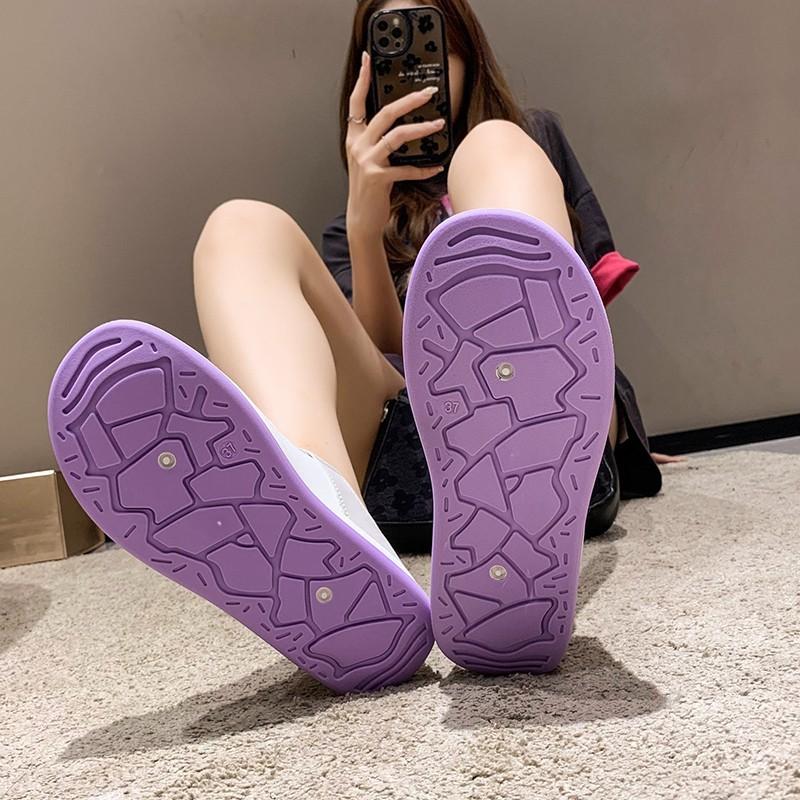 Женские белые туфли на платформе 2025 года, весна и осень, новые модные универсальные туфли для студентов